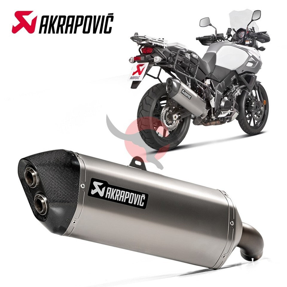 Akrapovic Homologierter Slip-On-Auspuff aus Titan für V-Strom 1050, S-S10SO16-HAFT