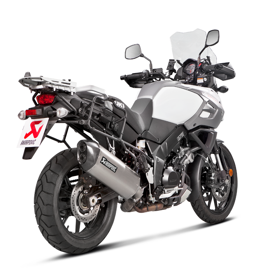 Akrapovic Homologierter Slip-On-Auspuff aus Titan für V-Strom 1050, S-S10SO16-HAFT